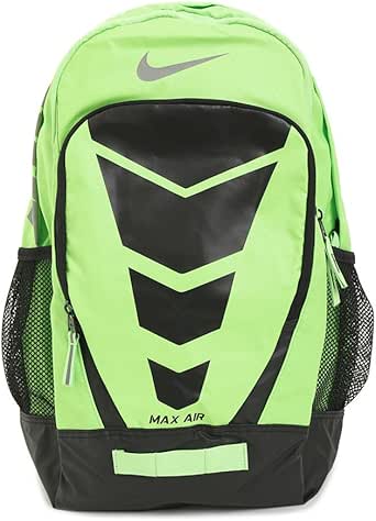 Amazon.com : NIKE Max Air Vapor Backpack (Large, VOLTAGE GREEN/BLACK/METALLIC SILVER) : Clothing