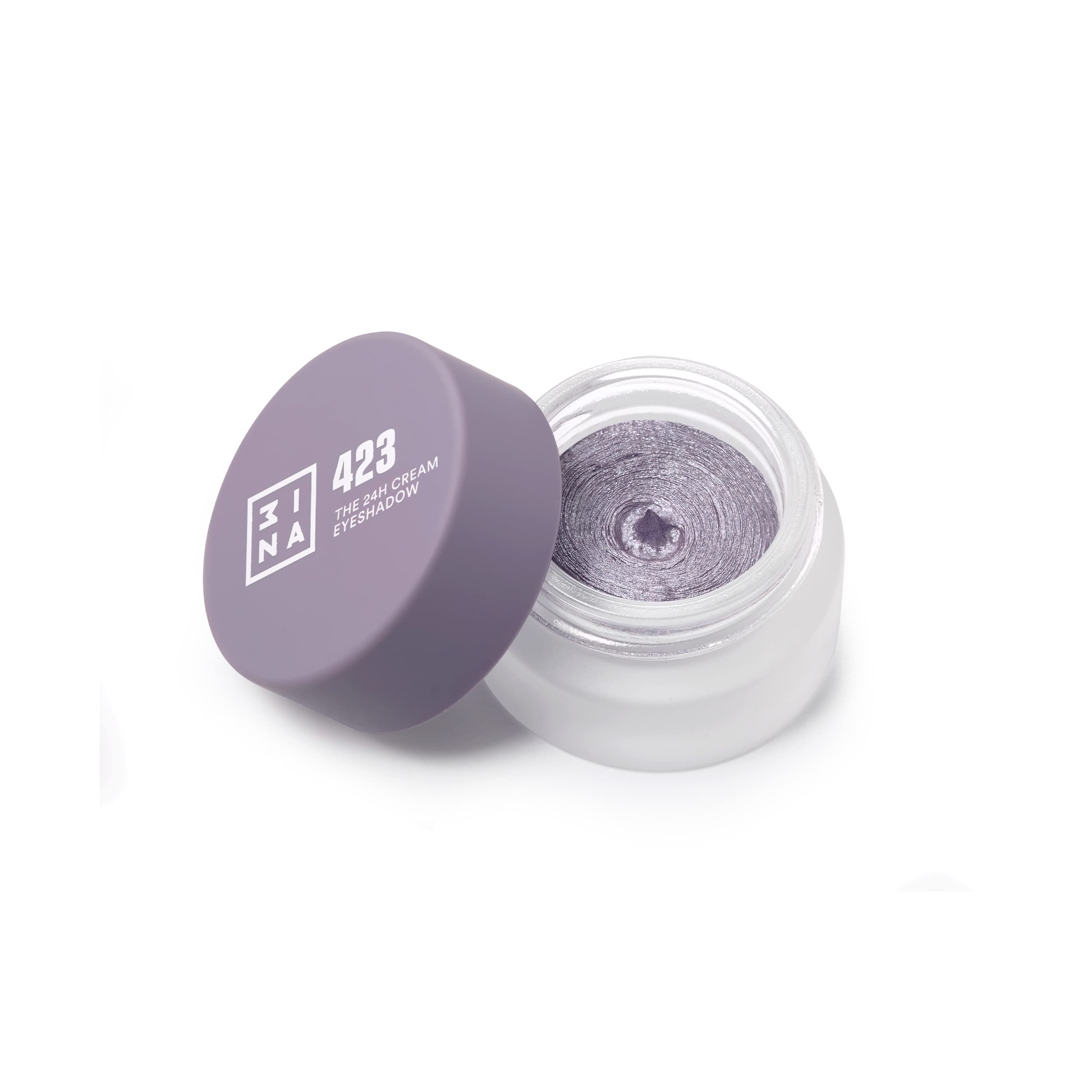 3INA MAKEUP - The 24H Cream Eyeshadow 423 - Lilac Waterproof Fast Drying - Matte Shimmer & Glitter — image 1
