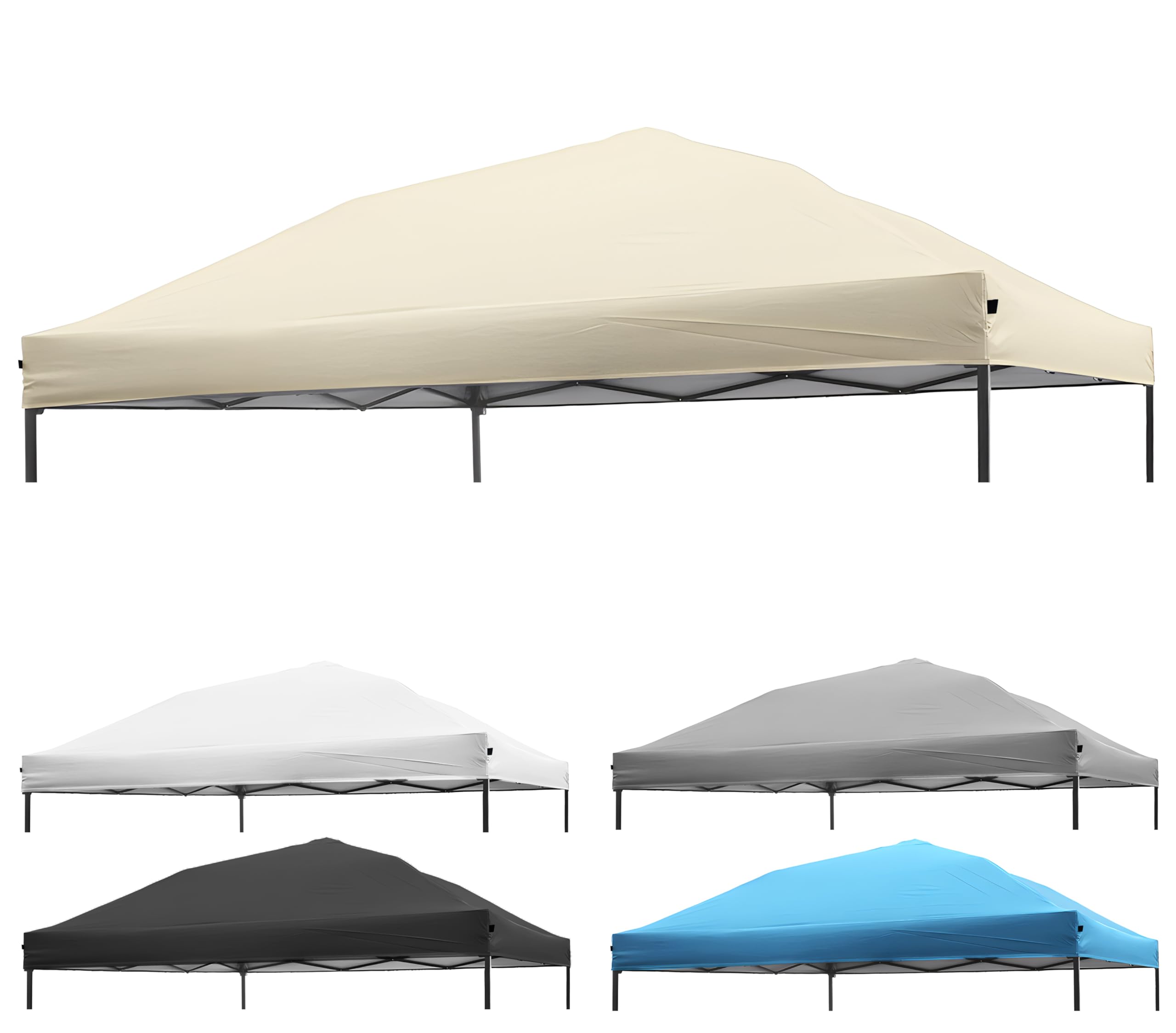 Photo 1 of 10x 10 Canopy Replacement Top, Replacement Cover for 10x10 Pop Up Canopy Tent (Top Cover Only) Beige