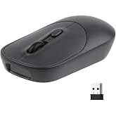THARO New Wireless Mouse Barcode Scanner, 2-in-1 Design 2D Handheld Barcode Scanner with Wireless Mouse Functions for POS System,Store,Supermarket, Warehouse.(Black)