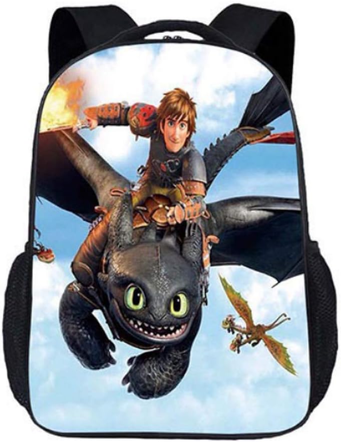 Train Dragon 3 Cosplay Schoolbag Cartoon Cute Backpack Bag (C)