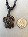 Dragonfly Turtle with Coqui Taino & Indian Sun, Tibetan Yak Bone Imitation Necklace