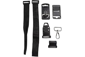 5-Pack Magnetic Hanging Strap Kit for Multimeter - Nylon Clip with Strong Magnet Attachment, Hands- Meter Hanger Accessory fo