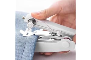 Handheld Mini Sewing Machine, Portable Manual Easy Sewing, for Home Quick Repairs White - 1pc, Small Tailor