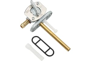 Qiilu Fuel Valve Petcock Switch, 2GU-24500-02-00 3 Gears ON Off RES for Arctic Cat 300 400 ATV UTV, Aluminium ABS Fuel Tank V