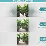 Zindoo Frosted Window Film Privacy 60cm x 200cm Self-Adhesive UV Blocking view 3