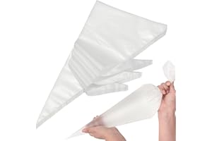 Extra Large Piping Bags 100pcs, HOMIOVE 26 Inch XXL Disposable Piping Bags Thickened Pastry Bags, Frosting Bags, Anti Burst C