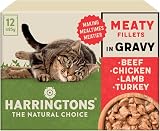 Harringtons Complete Wet Pouch Grain Free Meaty in Gravy 72x85g Pack