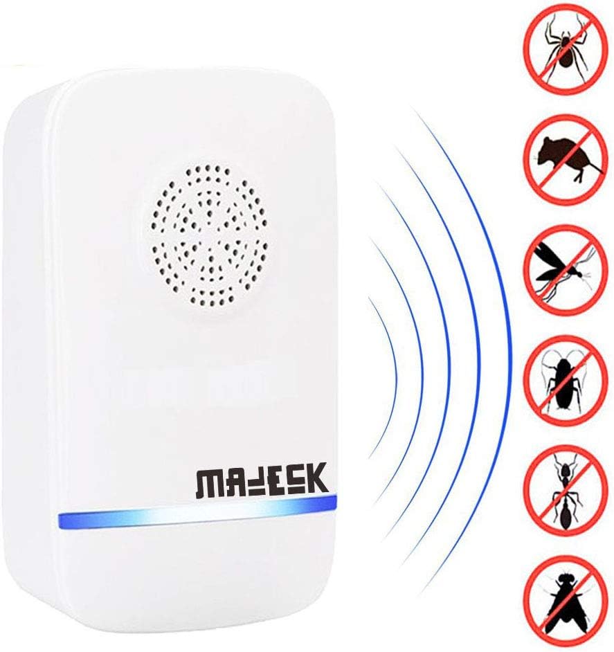 Electronic Mice Repellent - Ultrasonic Pest Repeller without Chemicals, Reject Rats, Control Rodents, Mosquitoes, Safe Defense for Home, Ware-House, Hotel, Restaurant, Office