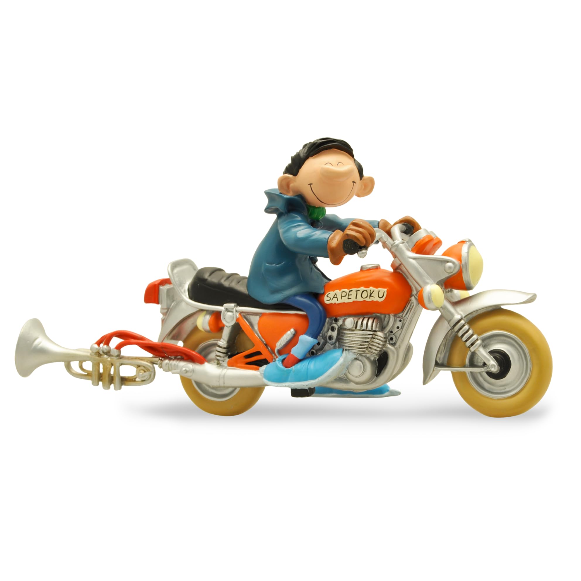 Plastoy - 00305 - Figurine - Gaston - Motorbike