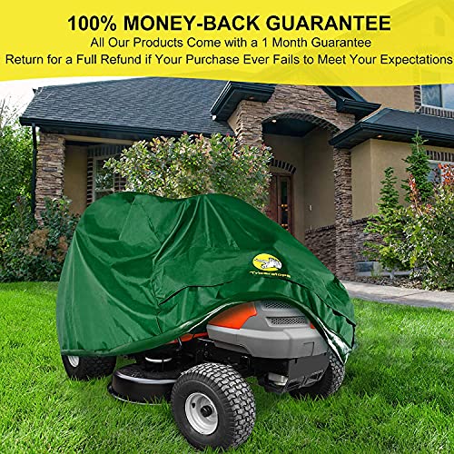 Riding Lawn Mower Cover, 600D Heavy Duty Polyester Oxford Lawn Mower