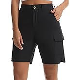 zsenoxaxi Womens Quick Dry Hiking Shorts Stretch Lightweight Cargo Shorts with Pockets for Casual Athletic and Workout