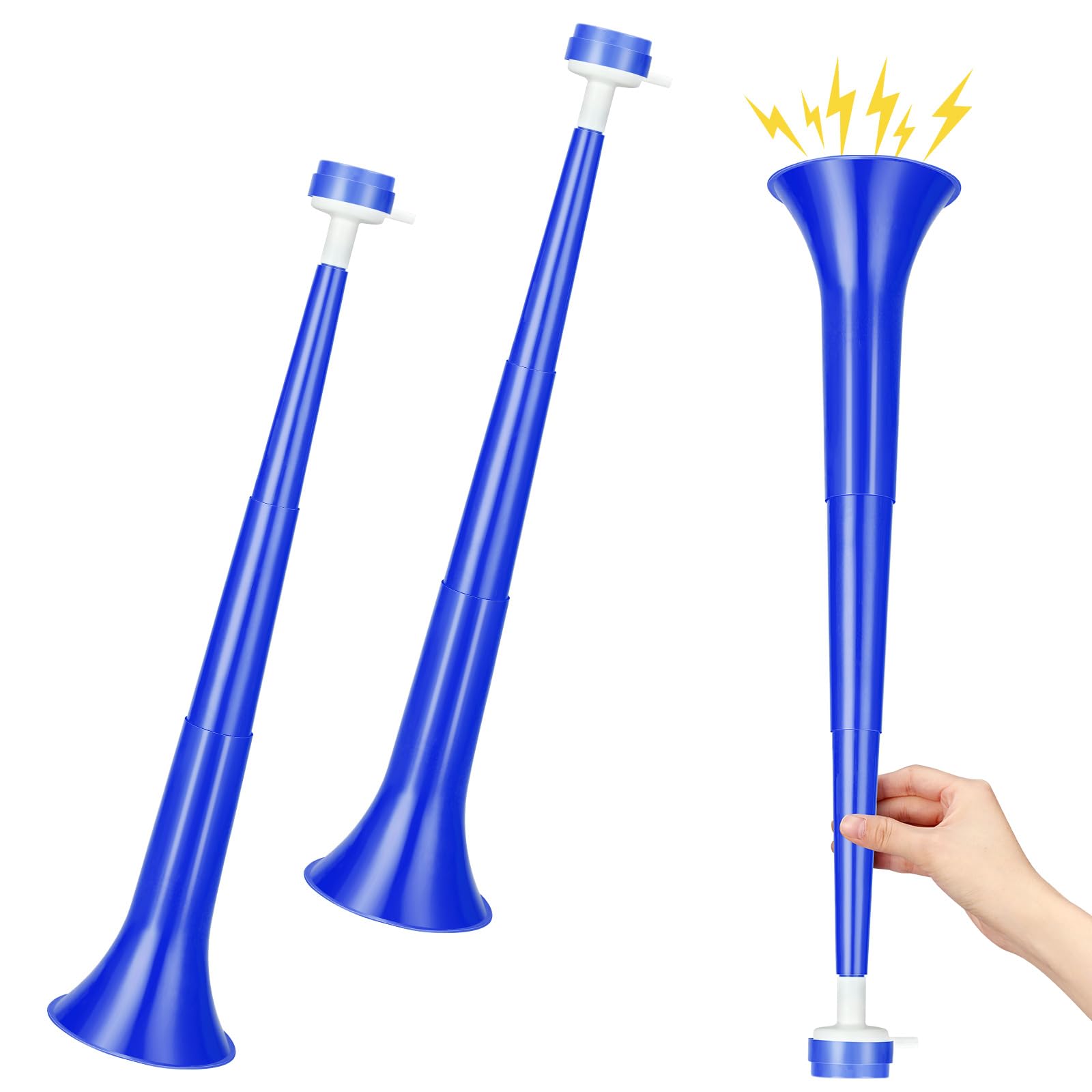 Trompette Vuvuzela Pour Stade - Enfant - Couleur Aléatoire - 27,5 Cm - Pour Matchs, Cheerleading - 7