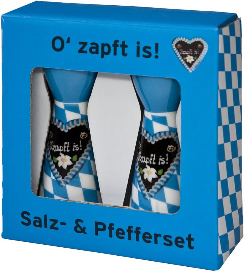 Brauns FC Bayern Munich Oktoberfest 95034 Salt and Pepper Cellars White/Blue