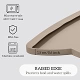 OHMO Cat Food Mat 60x38cm Silicone Waterproof Non-Skid Large Pet Feeding Mat view 4
