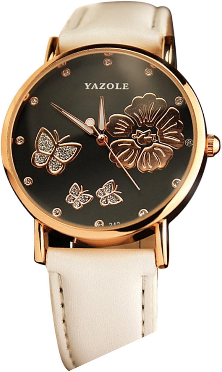 Women Flower Watches COOKI Clearance Ladies Watches Butterfly