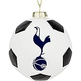 Tree Buddees x Tottenham Hotspur F.C. Official Football Club Bauble Limited Edition Spurs Christmas Ornament - Premier League Soccer Team (Glass Soccer Ball)