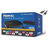 Roku Ultra LT Streaming Media Player 4K/HD/HDR w/ 4K HDMI Cable