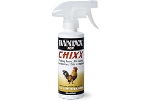 BANIXX FOR CHIXX Banixx for Pecking Sores, Bumble Foot, Fowl Pox, Raw Vent Area Infection, Chicken Leg/Foot Injuries