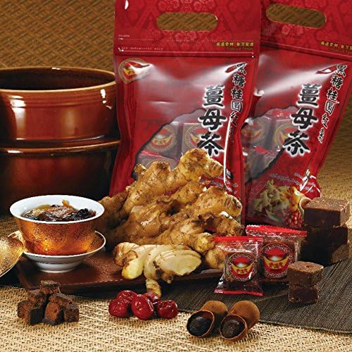 Chinese Brown Black Sugar Ginger Tea for Women Health Made in Taiwan 500g 10 Cubes Ship from California, Deliver around 3 days