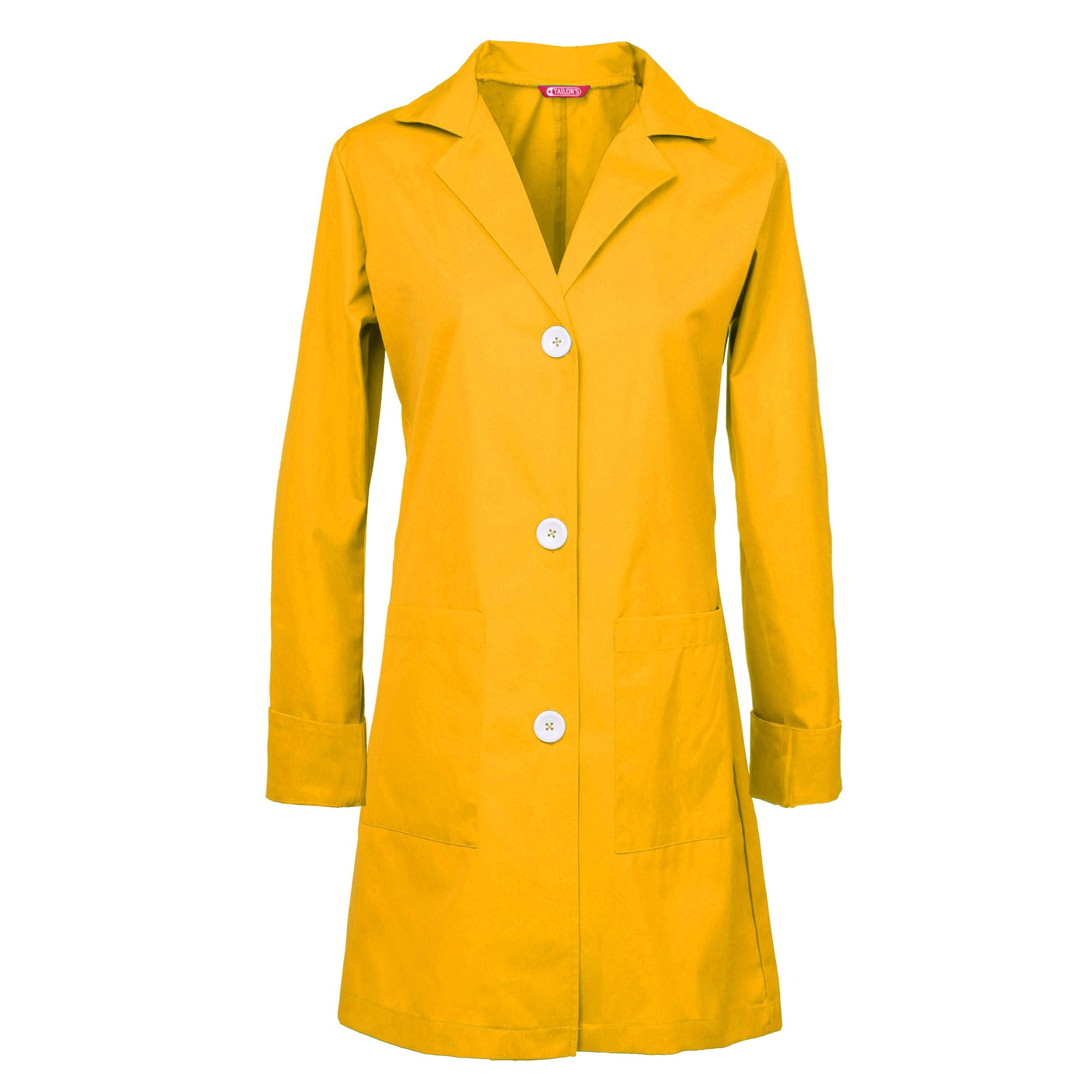 TAILOR'S Women's Lab Coat Yellow