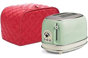 CHENGYI 2 Slice Toaster Appliance Cover,Quilted Toaster Cover Bread Maker Cover,Kitchen Small Appliance Covers,Universal Size Microwave Toaster Oven Cover,Dustproof Cover for Most Standard 2 Slice Toasters