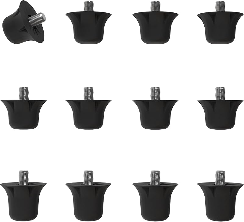 55 Sport 55 Sport Classic Nylon SG Replacement Football Studs 12 Pack 13/16mm