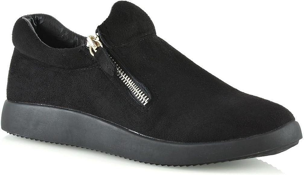 ladies white slip on pumps