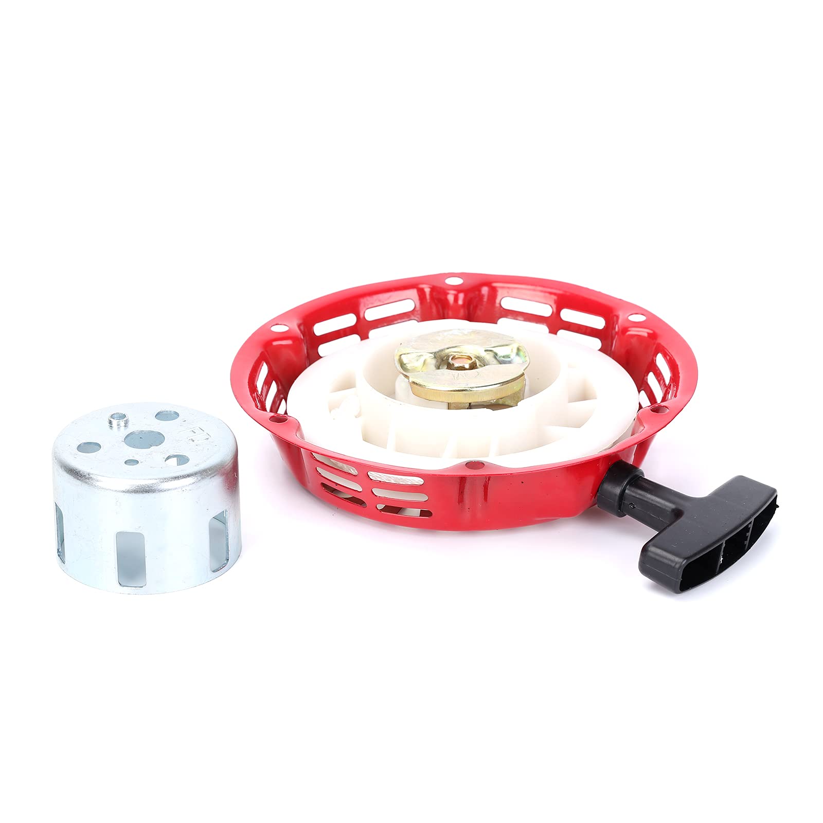 Ruimou Recoil Starter Pull Start Assembly, for GX120 GX140 GX200 GX160 168/170f Series Engine,Pull Cord Assembly with Starter Cup Pull Start Replacement Parts Recoil Starter Kit