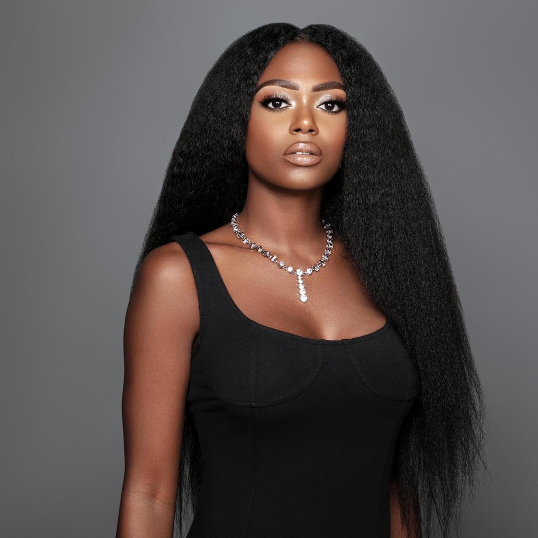 22 Inch Yaki Straight Bundles Human Hair Weave Brazilian Kinky Straight Hair Bundles sew in Real Unprocessed Virgin Weft Relaxed Hair Extensions