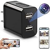 LUOHE Spy Camera Wireless Hidden WiFi Charger Camera with Remote View - 1080P HD Hidden Nanny Cam Mini USB Hidden Spy Camera 