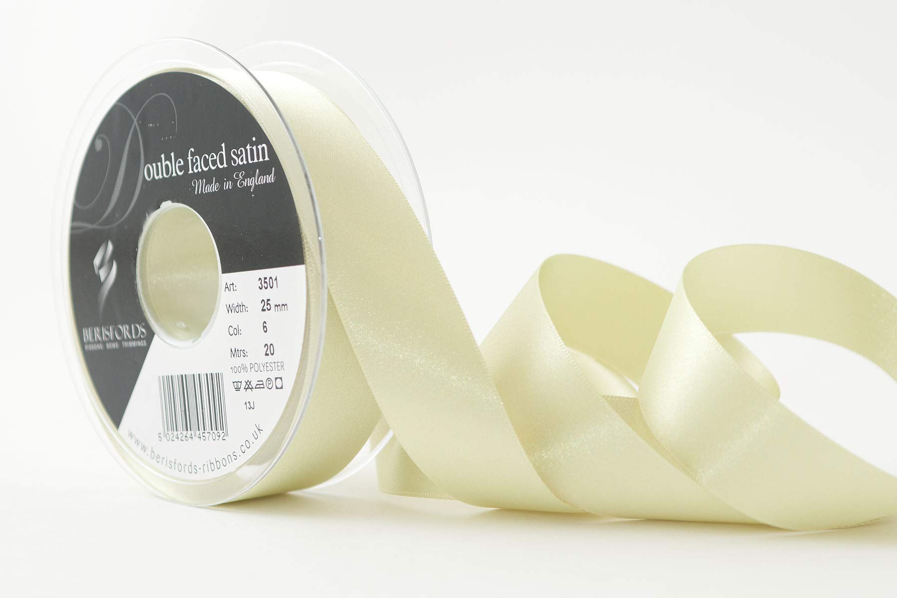 Berisfords Ribbon, Lime, 20m