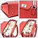 Camera Bags for Women, Multi-Functional Leather Top-Handle Ladies Handbags and Purses with Removable Padded Case