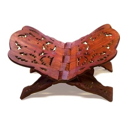 Aafiya handicrafts Premiumu Quality Wooden Holy Book Stand For Reading