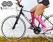 BLITZU Calf Compression Sleeve for Women and Men, Shin Splint Sleeves for Varicose Veins, Nursing, Pregnancy, Running, Footless Compression Socks Support for Calf Muscle Pain Relief Pink L-XL