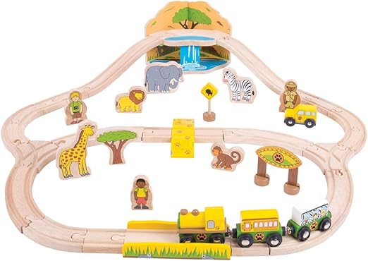 Bigjigs Rail Safari Train Set 