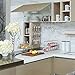 Organize It All Wall Mounted Spice Rack| Dimensions: 11”(L) x 3.25”(W) x 18.16”(D | Easy Mount, Inside Cabinet, or Flat Surface, Hardware included, Kitchen, 3 Tier Rack, Kitchen Organization, Chrome