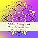 Adult coloring book: Mandala Anti-Stress Art therapy by Danny Dimm