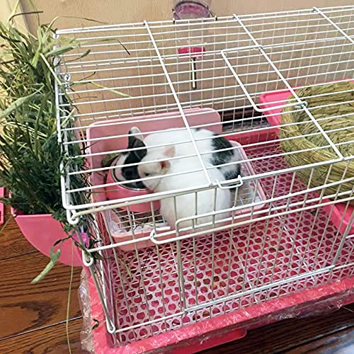 kathson Rabbit Litter Box Toilet, Bunny Potty Trainer Corner Litter Pan