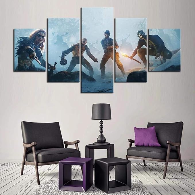 baixiangguo Cuadros Lienzo Sala De Estar 5 Pintura Impresa De Alta