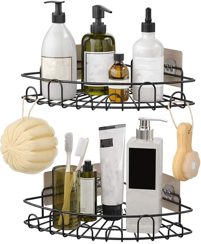 XNDCYX Estanteria Ducha Esquina Sin Taladros, Estantes De Baño