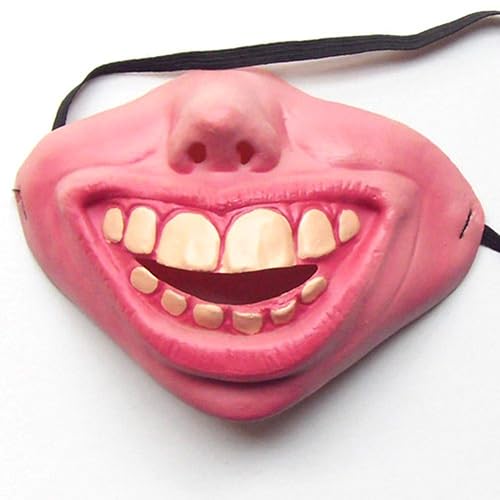 Funny Big Teeth Grin Smile Latex Half Face Mask Fancy Dress Masquerade Amazon.co.uk Toys & Games