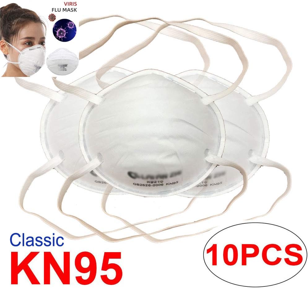 10PCS KN95 N95 Classic Mask, Breathing Dustproof Mask for Dust, Face and Outdoor Activities Masks Surgical Masks Disposable Face Mask