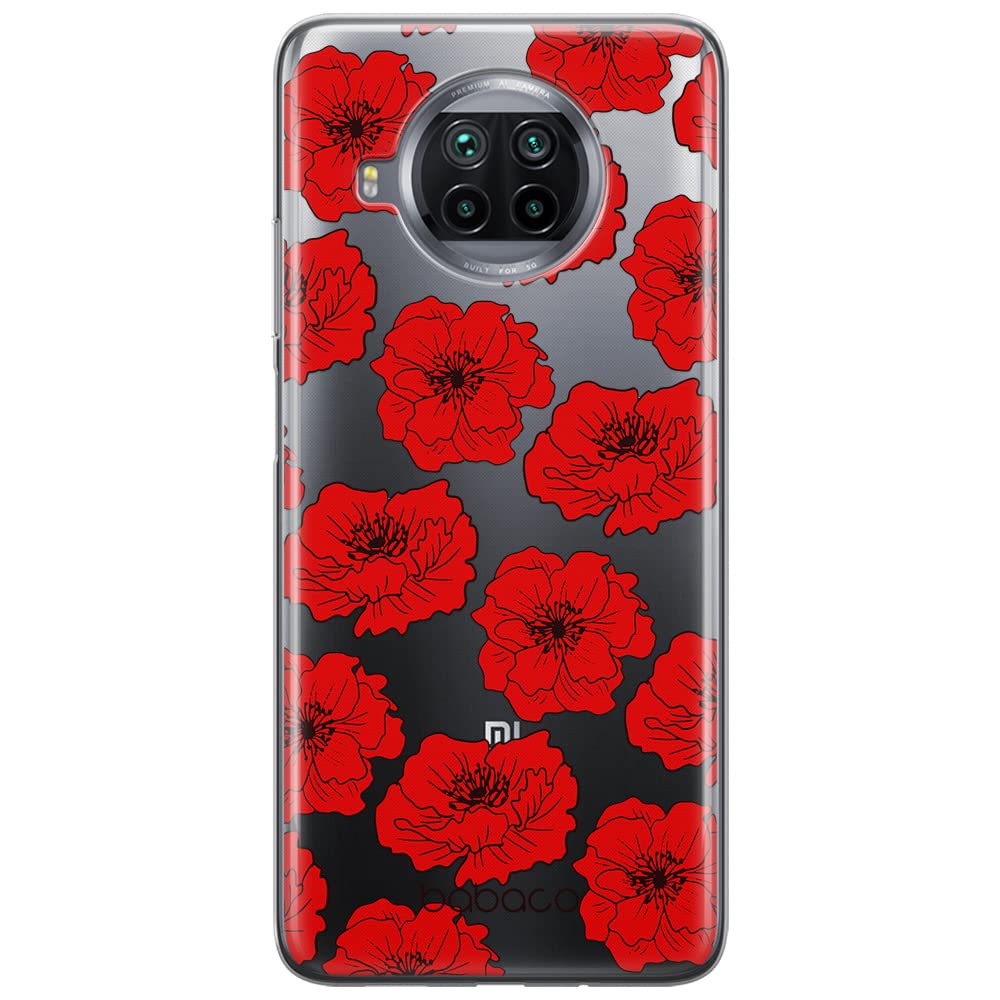 ERT GROUP mobile phone case for Xiaomi MI 10T LITE/REDMI NOTE 9 PRO 5G original and officially Licensed Babaco pattern Flowers 018 adapted to the shape of the mobile phone, partially transparent