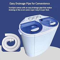 Garatic Portable Compact Mini Twin Tub Washing