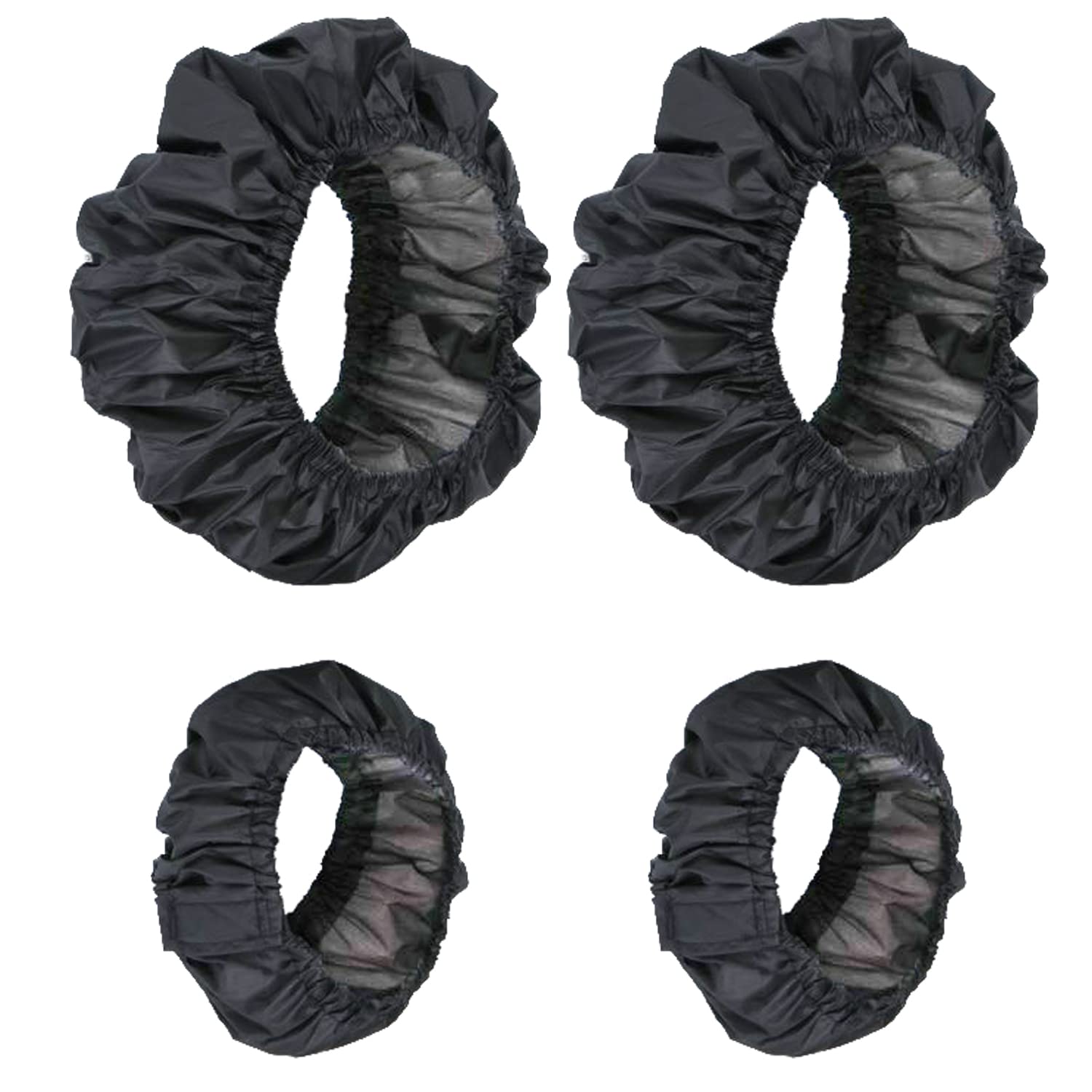 4pcs Baby Wheel Covers, Baby Wheel Covers, Stroller Wheel Protectors, Wheel Chair Protectors, Waterproof and Dirt Resistant Wheel Covers, Dustproof Accessories (Black)