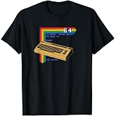 Retro Computer C64 T-Shirt | Vintage Commodore 64 Basic Code Tee for Men Women