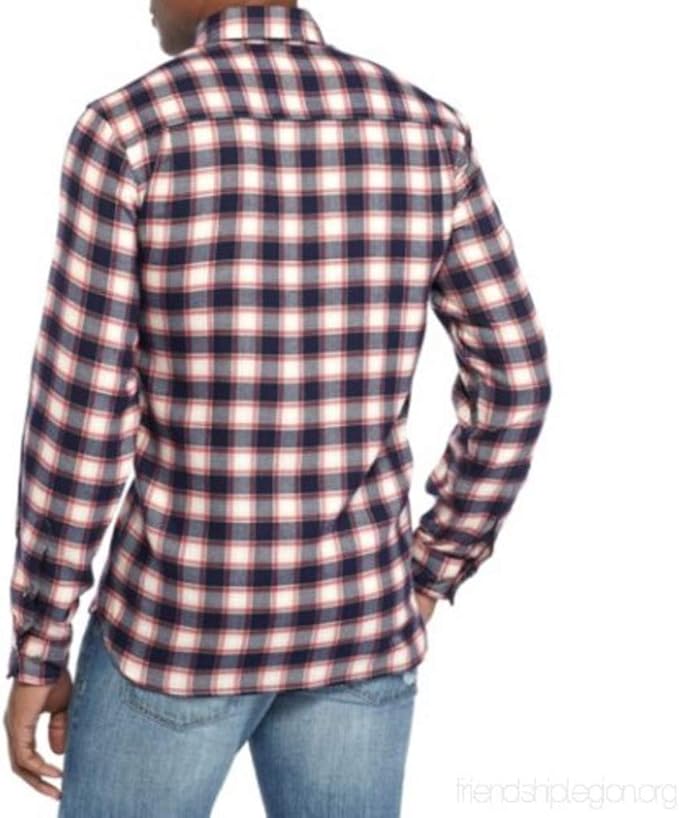 stretch flannel shirt mens