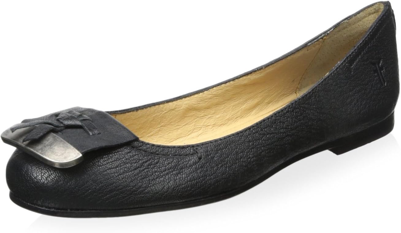 frye leather flats