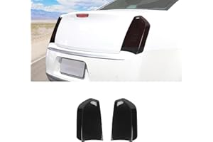 RAZPOY Tail Light Cover, Smoked Rear Light Trim Guards Compatible with Chrysler 300/300C Exterior Accessories 2015-2024, ABS 